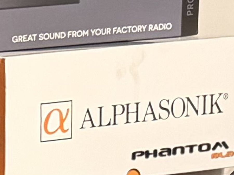 Alphasonik Phantom Black on the shelf at AMA Audio Customs