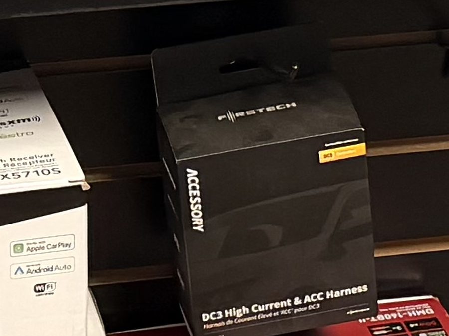Firstech DC3 high-current & ACC harness on the shelf at AMA Audio Customs