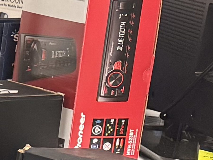 Pioneer MVH-S320BT on the shelf at AMA Audio Customs
