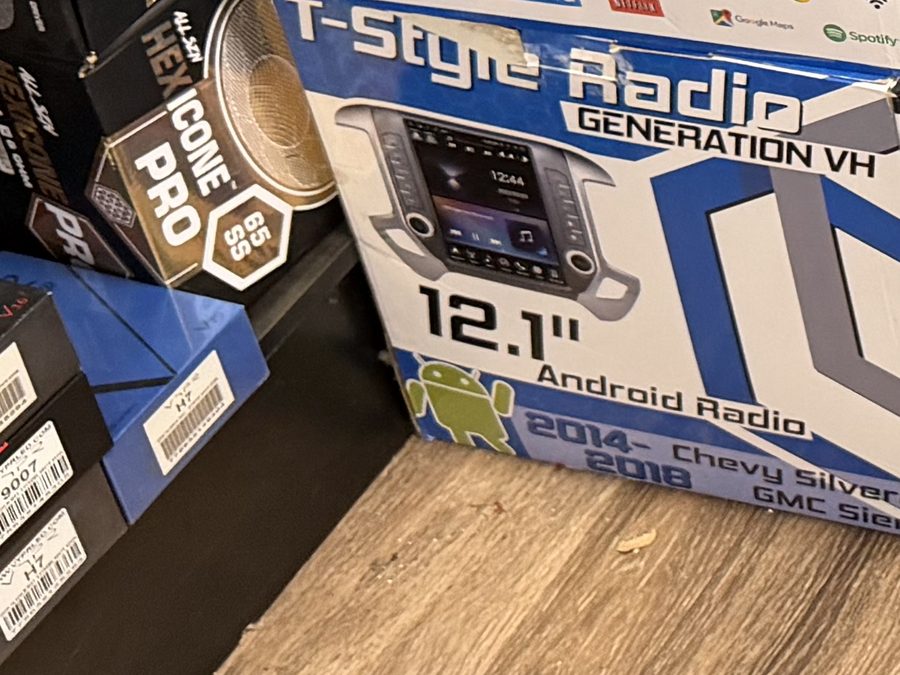 T-Style Radio Generation VH 12.1" on the shelf at AMA Audio Customs